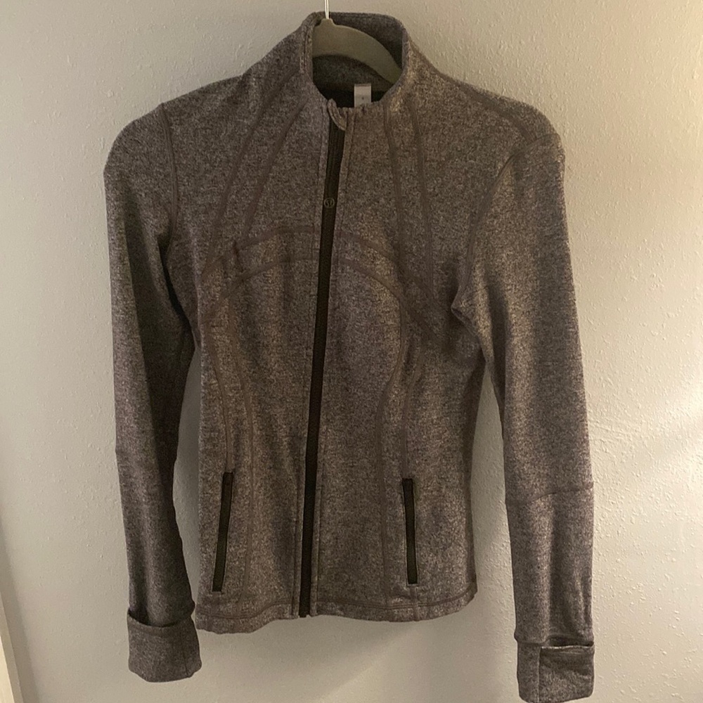 Lululemon define jacket heathered black